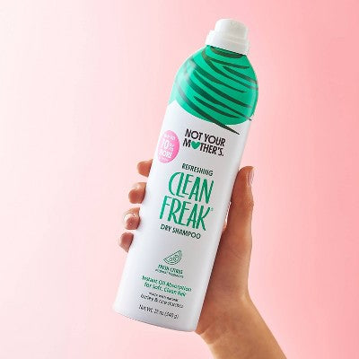 Not Your Mother's Clean Freak Original Citrus Dry Shampoo for All Hair Types - 12oz: Oil Control, Aluminum-Free, Dye-Free, Paraben-Free