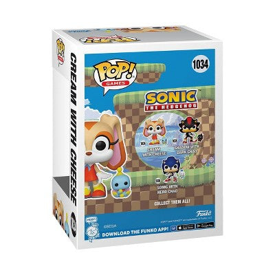 Funko POP! & Buddy: Sonic The Hedgehog Cream with Cheese Vinyl Figure