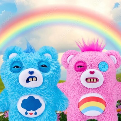 Fuggler 9" Care Bears - Cheer Bear