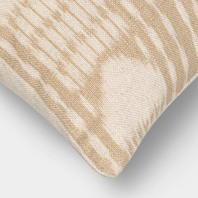 Lumbar Ikat Stripe Pillow Neutral - Threshold
