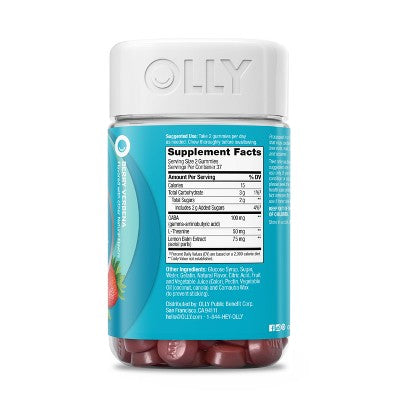 OLLY Goodbye Stress Tallboy Multivitamins Gummies - 74ct