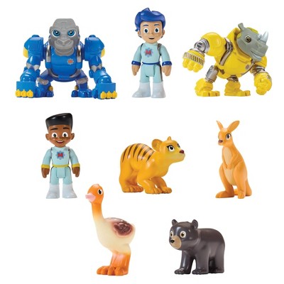 Team Mekbots Animal Rescue 8pk Adventure Playset