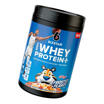 Six Star 100% Whey Protein Plus Kelloggs - Frosted Flakes: Gluten-Free Muscle Growth Powder