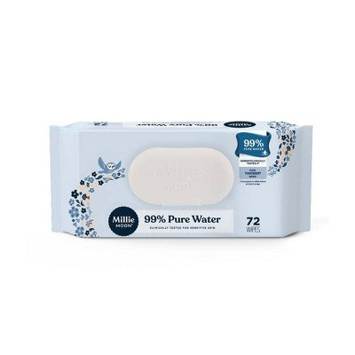 Millie Moon 99% Pure Water Baby Wipes - 576ct
