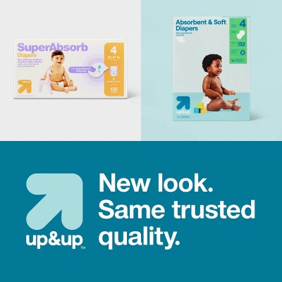 Disposable Diapers - Size 4 - 132ct - up&up
