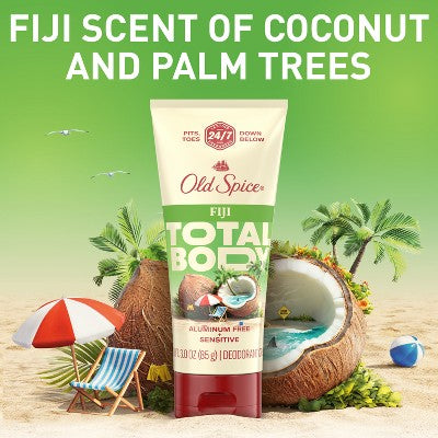 Old Spice Aluminum Free Whole Body Deodorant Cream for Men - Fiji - 3oz