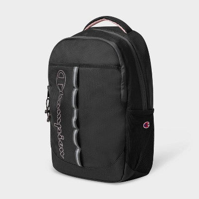 Champion Center Backpack - Black/Pink