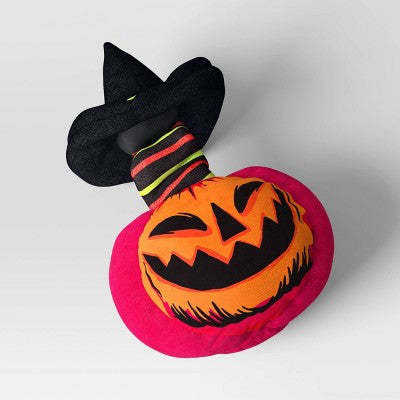 Halloween Retro Bungee Pumpkin Plush Dog Toy - Hyde and EEK! Boutique
