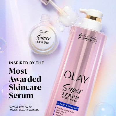 Olay Super Serum Body Wash for Rough and Bumpy Skin - 18.5 fl oz