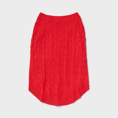 Dog Sweater Knit - Wondershop Red M