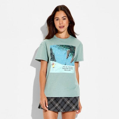 Women's Richard Scarry Bunny T-Shirt - Sage Green XXS