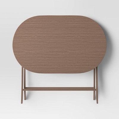 Purcell Folding Patio Bistro Table Brown - Threshold (LOCAL PICKUP ONLY)