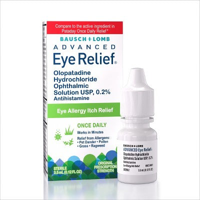Advanced Eye Relief Olopatadine 0.2% Allergy Eye Drops - 3.5ml