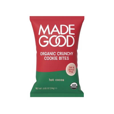 MadeGood Organic Crunchy Hot Cocoa Mini Holiday Cookies - 10.2oz