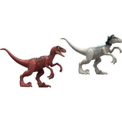 Jurassic World Reimagined Motorcycle, Owen Grady & Raptors & Tools Retro Pack