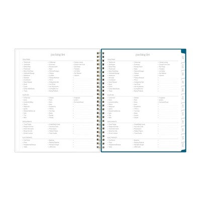 Rhi James for Blue Sky Weekly/Monthly Planner 15 Month Wirebound 7"x9" Clear Multi Cover - Paris