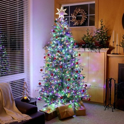 Philips 7.5' Twinkle Tree Pre-lit Balsam Fir Artificial Christmas Tree with 2000 Multifunction, Dual Color LED Lights, Remote Control, and Dimmer (LOCAL PICKUP ONLY)