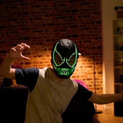 Marvel Spider-Man Venom vs Venum Glow-In-The-Dark Mask, Halloween Costume