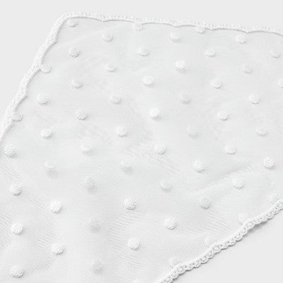 Sheer Eyelet Headwrap - A New Day White
