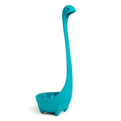 Ototo Holiday Gift Silicone Jumbo Nessie Loch Ness Ladle Turquoise