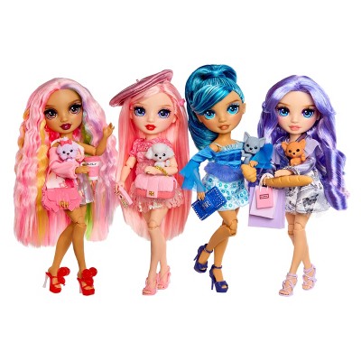 Rainbow High Pretty in Paris Fashion - Bella Parker (Pink) Rainbow 11" Fashion Doll with Outfit & Handbag Girls Toy Ages 4-12 Years