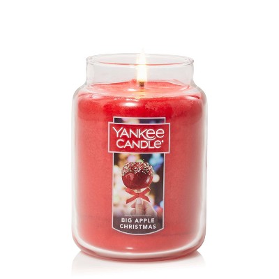 Yankee Candle Glass Big Apple Christmas Original Jar Candle 22oz