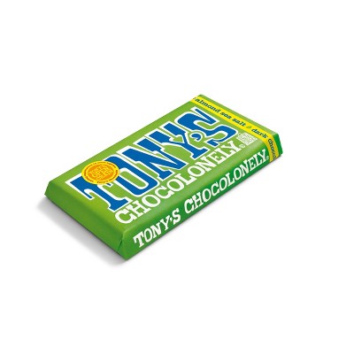 Tony's Almond & Sea Salt Dark Chocolate Bar - 6.35oz