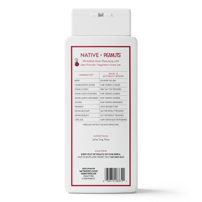 Native Peanuts Limited Edition Body Wash - Apple Orchard - 18 fl oz