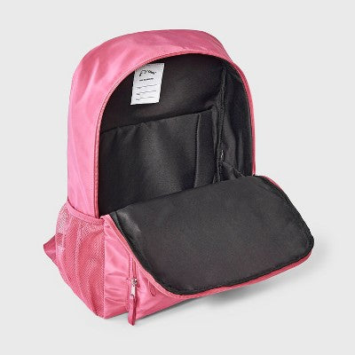 Girls' 18" Two Pocket Backpack - art class Pink