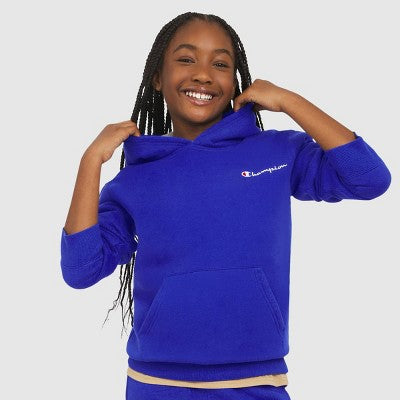 Champion Kids 'Surf the Web' Fleece Hoodie - Blue SMALL (8)