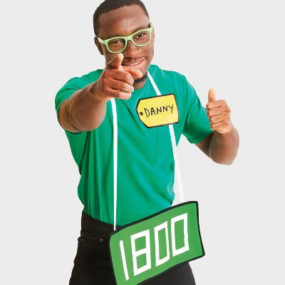Adult Game Show Contestant Yellow & Green Halloween Costume Accessory Set - Hyde & EEK! Boutique