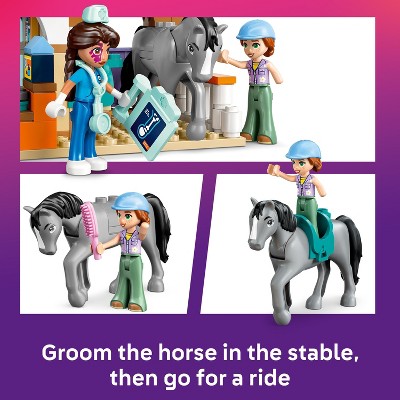 LEGO Friends Horse and Pet Vet Clinic Pretend Play Set 42651