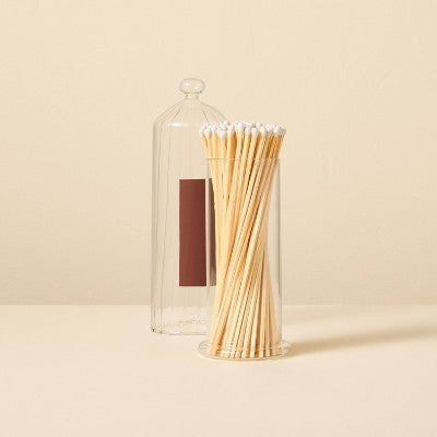 Clear Glass Cloche Long Matches - Hearth & Hand with Magnolia
