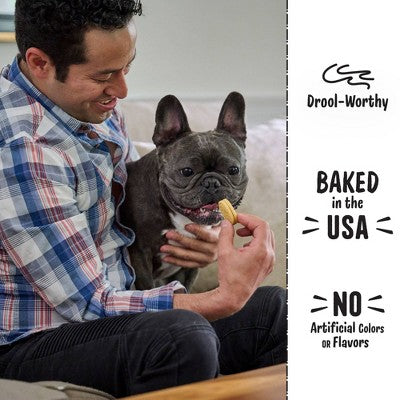 Three Dog Bakery Banana Splitz Lick'n Crunchy Dog Treats - 13oz