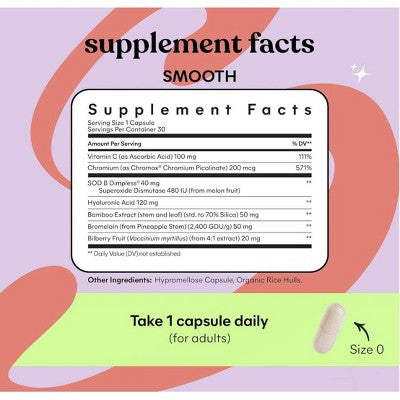 Lemme Smooth Vegan Capsules - 30ct