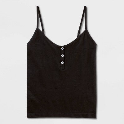 Women's Seamless Cami - Wild Fable Black M