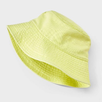 Kids' Washed Bucket Hat - Cat & Jack Lime Green