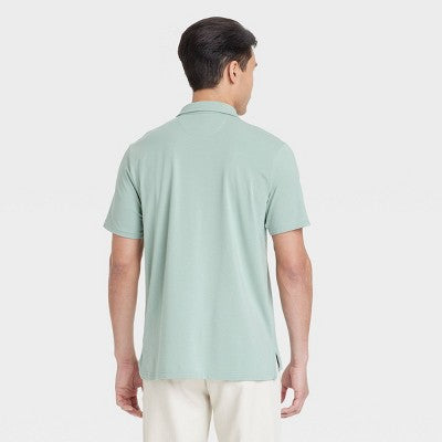 Men's Comfort Wear Polo Shirt - Goodfellow & Co Sage Green S