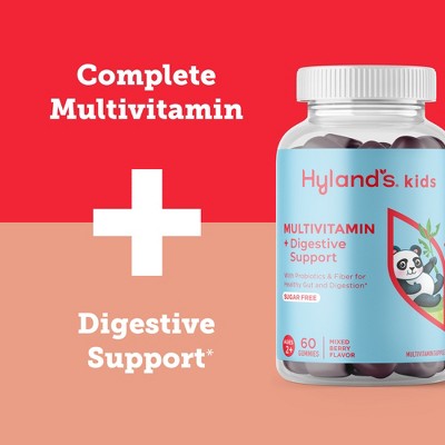 Hyland's Kids Multivitamin + Digestive Support, Sugar-Free Gummies - 60ct