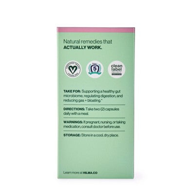 Hilma Pre-Probiotic Capsules - 60ct