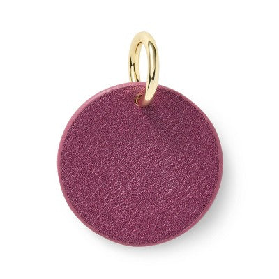 "G" Initial Collar Tag - Dark Magenta - The Cuddle Collab