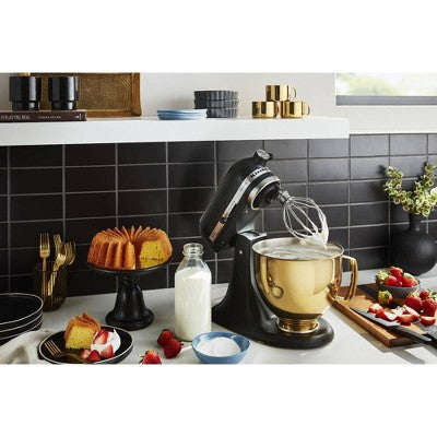 KitchenAid 5qt Radiant Gold Colorfast Finish Stainless Steel Bowl - KSM5SS