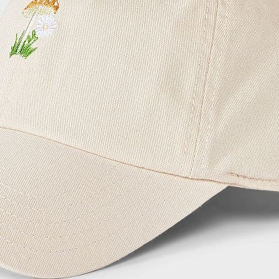 Mushroom Graphic Baseball Hat - Universal Thread Cream