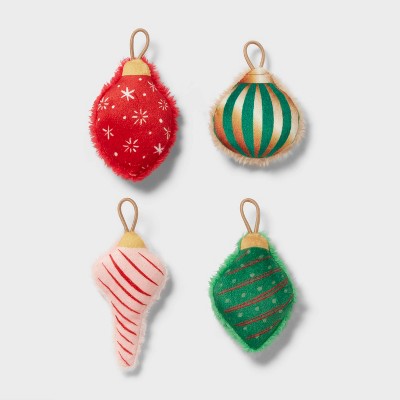 Finger Ornament Cat Plush Toy Set - 4pk - Wondershop
