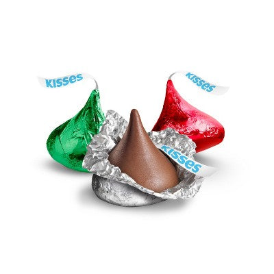 HERSHEY'S Kisses Milk Chocolate Christmas Candy - 17oz