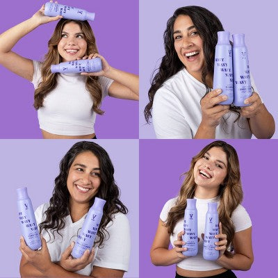 V&Co. Beauty Wavy Hair + Peptide Shampoo 12 fl oz