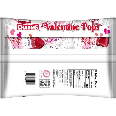 Charms Valentine's Classroom Exchange Pops - 13.75oz/25ct