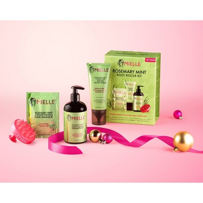 Mielle Organics Rosemary Mint Thickening Hair Treatment Cream Gift Set - 19.75oz/4pk