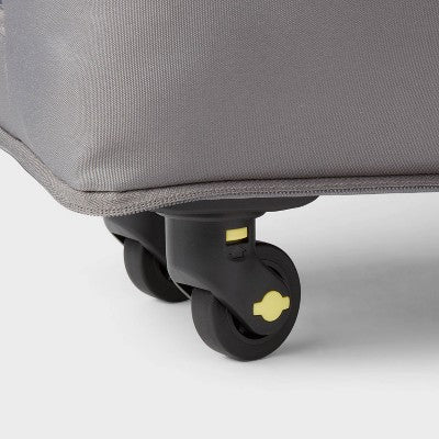 Collapsible Rolling Tote Radiant Gray - Brightroom