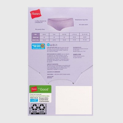 Hanes Girls' 4pk Seamless Hipster - Purple S